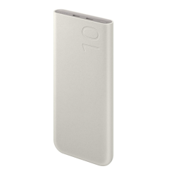 Samsung Power Bank 10Ah 25W Super-Fast Charging, Beige Samsung Power Bank 10Ah 25W Super-Fast Charging, Beige